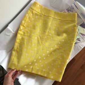 Yellow Polka Dot Skirt